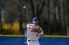 Baseball vs Suffolk  Wheaton College Baseball vs Suffolk University. - (Photo by Keith Nordstrom) : Wheaton, baseball